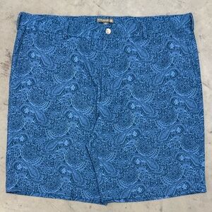 Peter Millar Men’s Crown Sport Golf Shorts Sz 36 Paisley Print